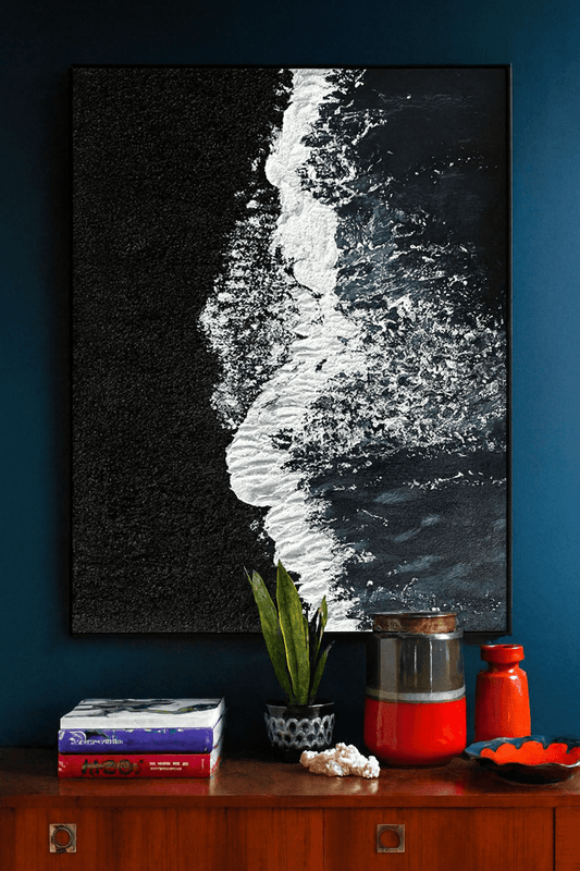 Breaking Waves on the Shore - Nassau Art Company